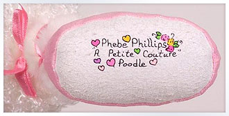 A Petite Couture Poodle Footpad