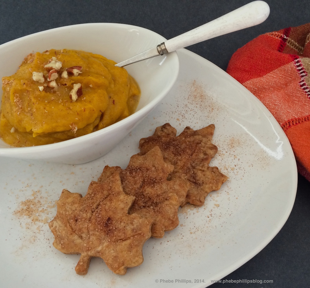 Pumpkin Pudding and Pie Crust Cookies