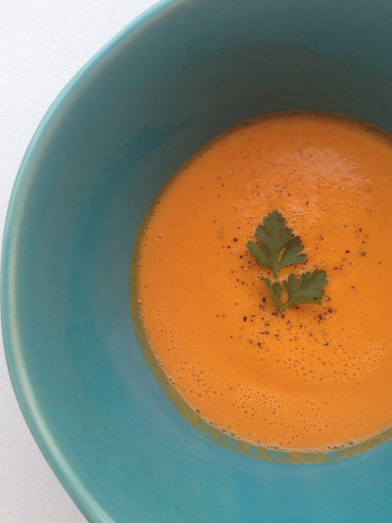Bowl of Very Orange Soup