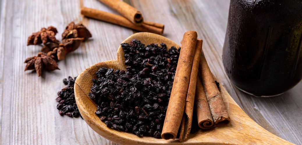 Elderberry Syrup may be a healthful elixir for the winter season.